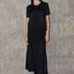 Miuna Wave Plisse Skirt by Wild Cosmos in Black