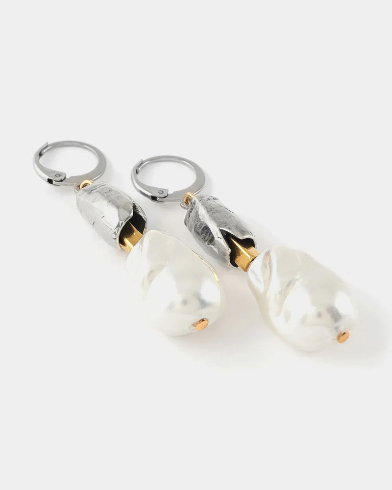 Roile Earring by Anne-Marie Chagnon in Two Tones