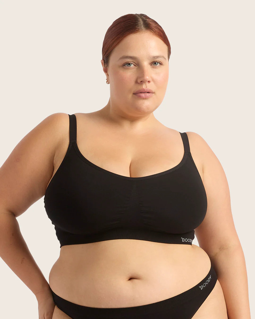 Full Bust Wireless Bra by Boody in Black