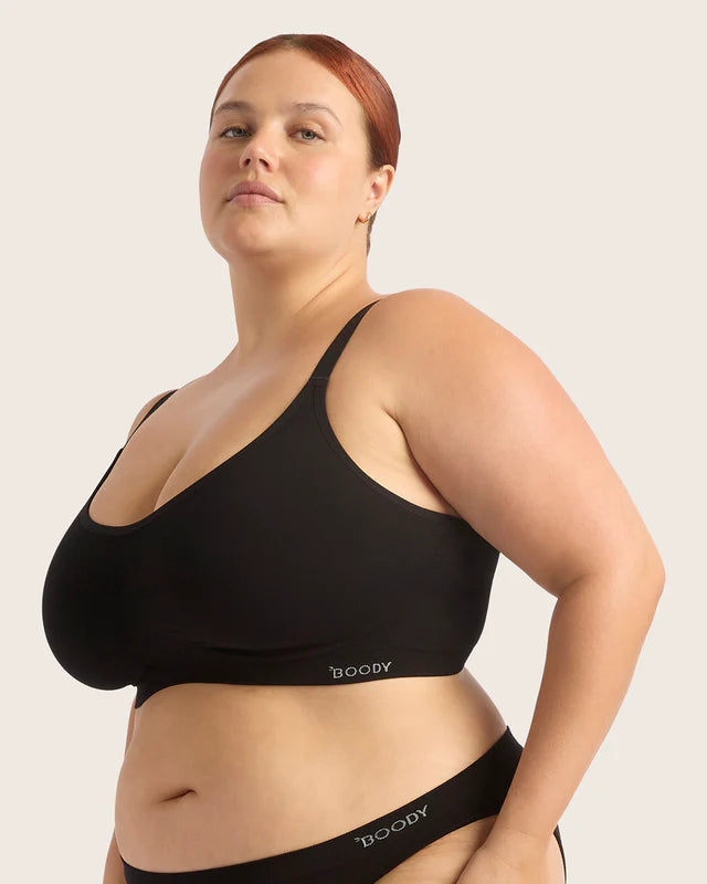 Full Bust Wireless Bra by Boody in Black