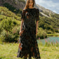 Burnout Millie Dress by Traffic People in Black