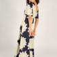 Blooming Lovely Rene Dress by Traffic People in Navy/Cream