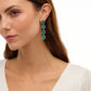 Norman Castle Round Bezel Drop Earring by Brackish