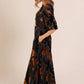 Burnout Millie Dress by Traffic People in Black