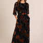 Burnout Millie Dress by Traffic People in Black
