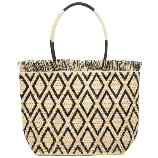 Martina Women's Paper Crochet Tote by San Diego Hat Co.