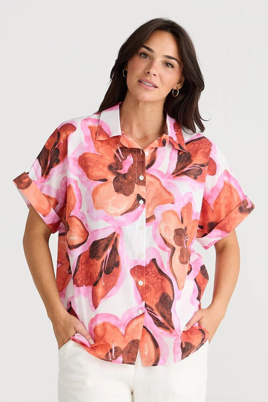 Alice Shirt by Brave & True in Azalea