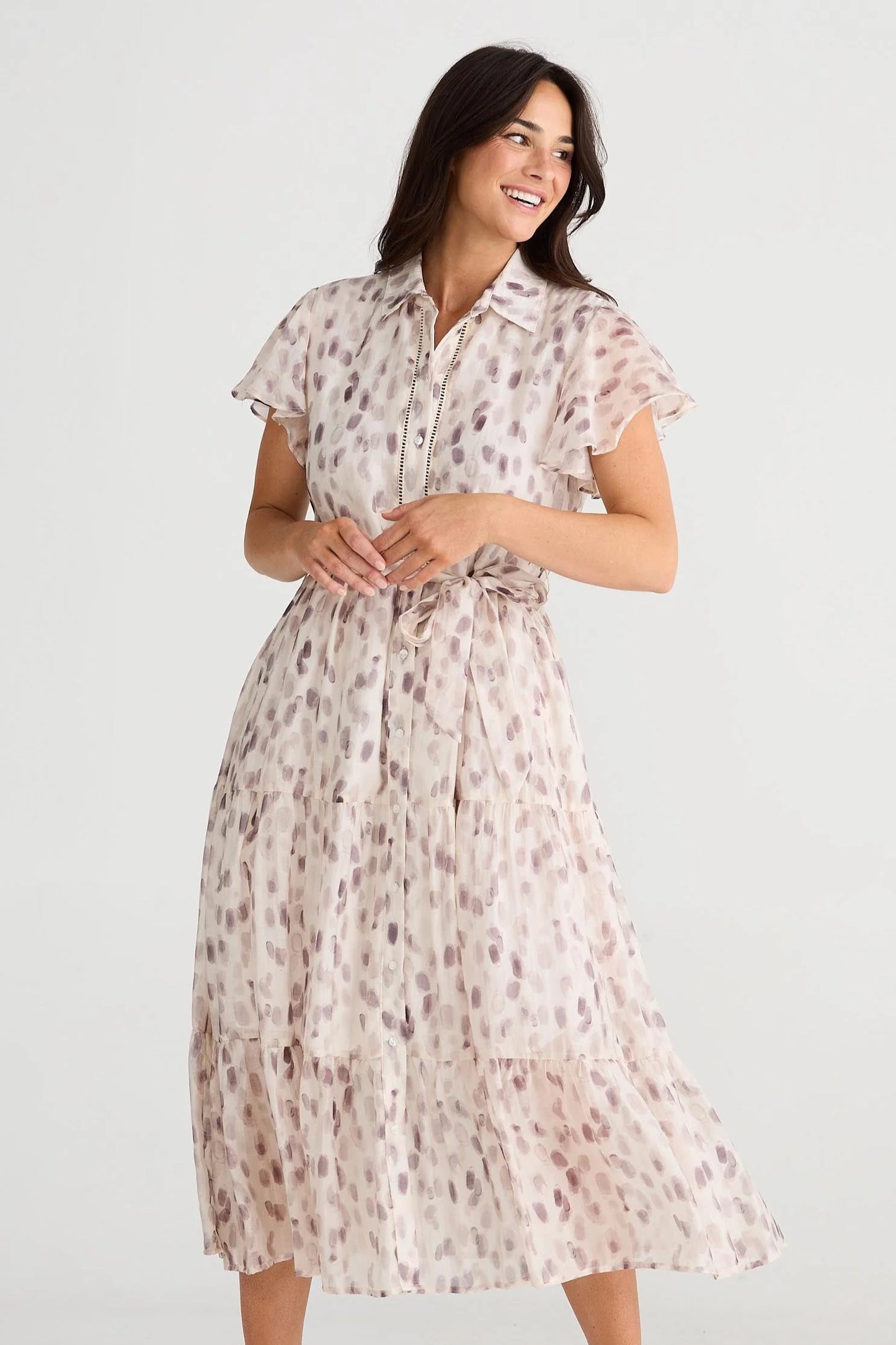 Alice Short Sleeve Dress by Brave & True in Watermark