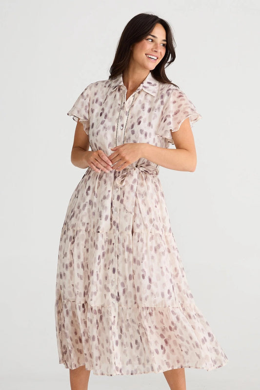 Alice Short Sleeve Dress by Brave & True in Watermark