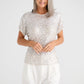 Glimmer Top by Brave & True in Champagne