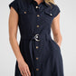 Mayfair Dress by Brave & True in Navy