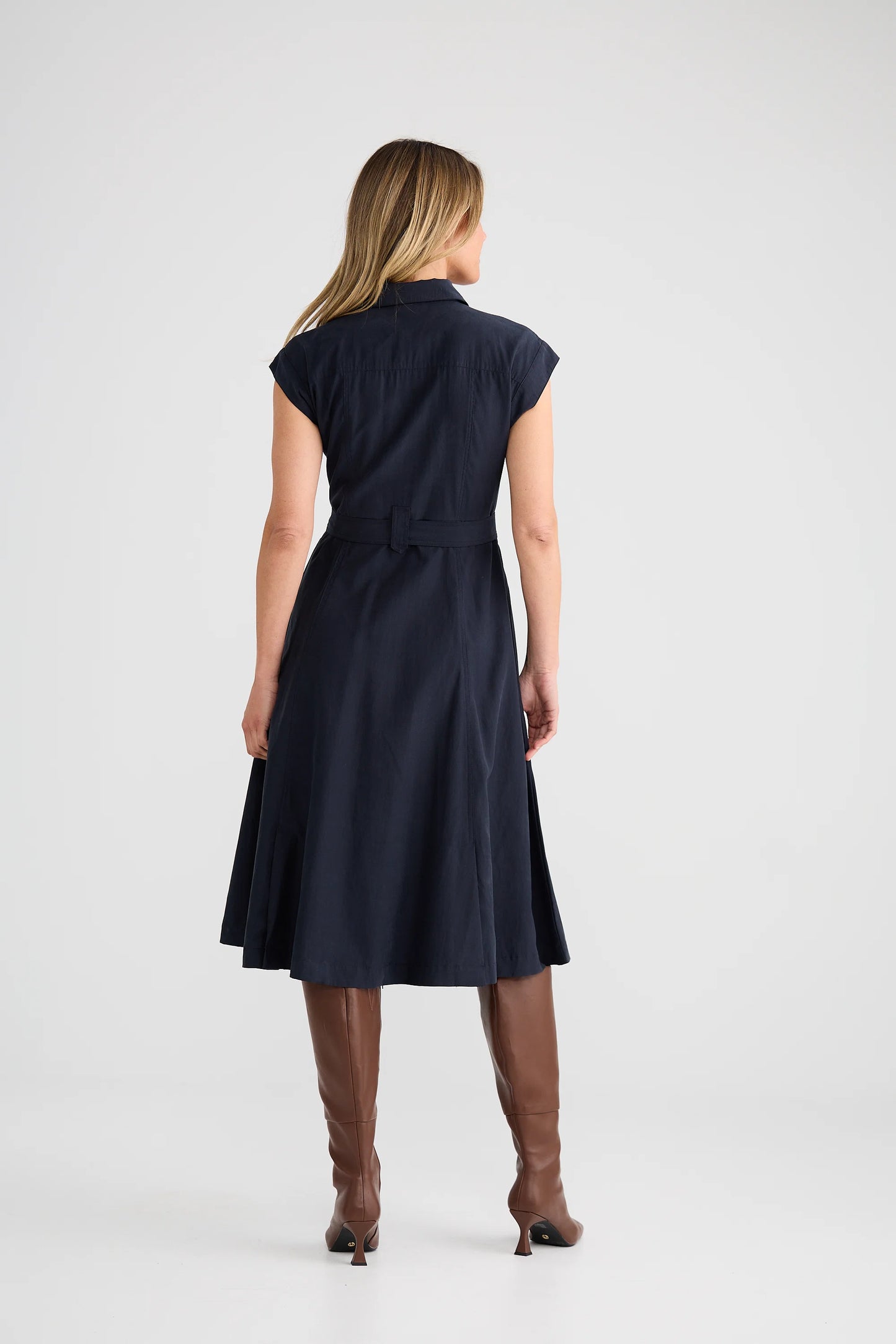 Mayfair Dress by Brave & True in Navy