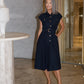 Mayfair Dress by Brave & True in Navy