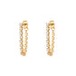 Ballier Chain Studs by LUV AJ in Gold