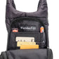 Hydrobag with Silver Strap by Wanderfull in Black Matte