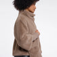 Blees Faux Fur Bag by Rino & Pelle in Mocha Latte