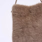 Blees Faux Fur Bag by Rino & Pelle in Mocha Latte