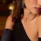 Elise Bezel Drop Earring by Brackish