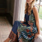 Camille Floral Satin Slip Dress by Briton Court in Botanical Midnight