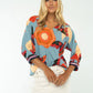 Amelia Top by Briton Court in Carolina Blue