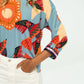 Amelia Top by Briton Court in Carolina Blue