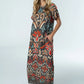 Diana Maxi Dress by Briton Court in Spiced Ikat