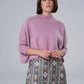 Sophia Sweater by Briton Court in Mauve