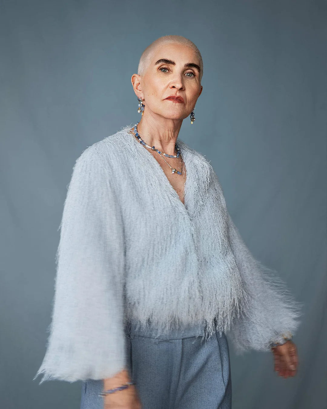 Dardo Necklace by Anne-Marie Chagnon in Blue Aura