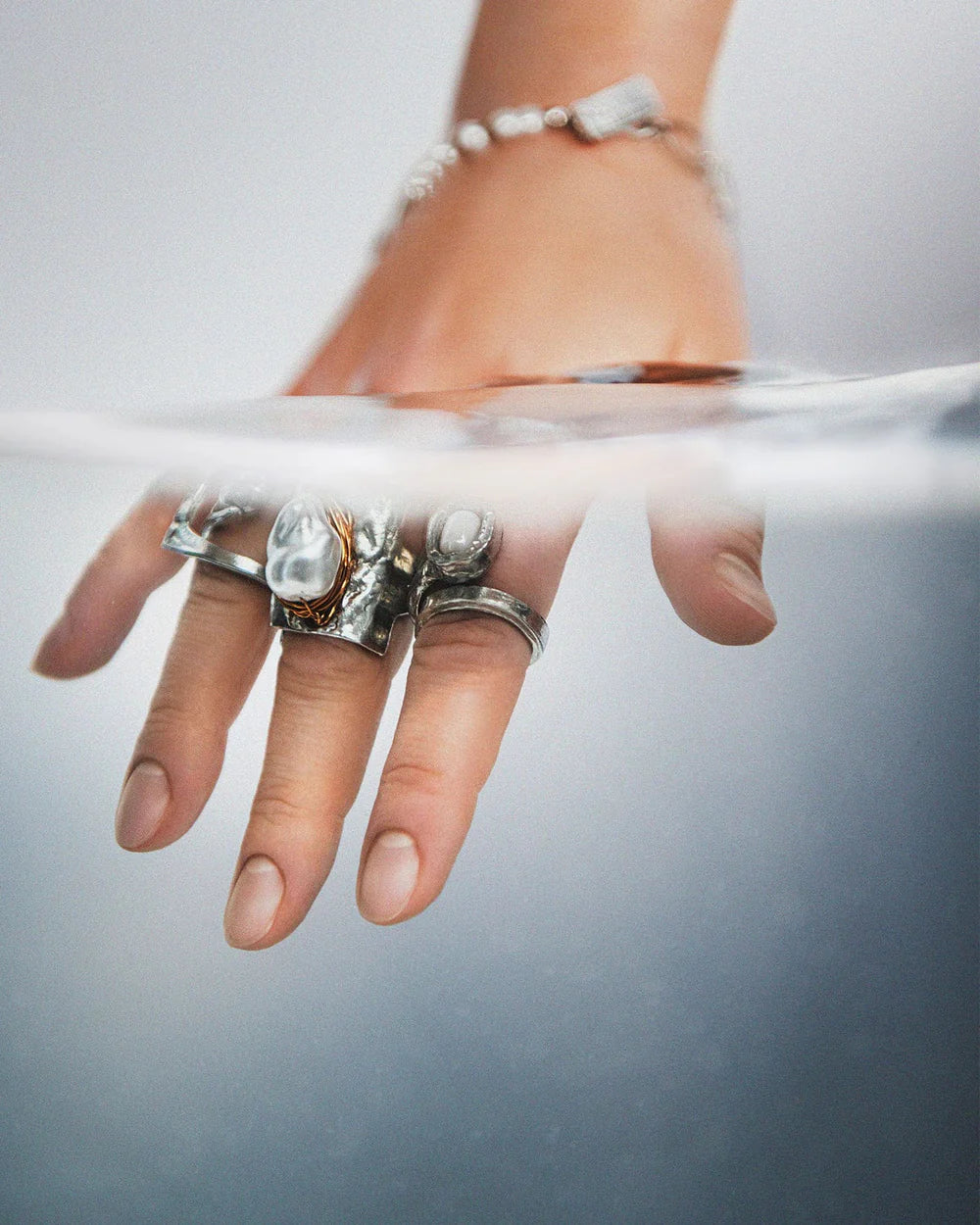 Pelagia Ring by Anne-Marie Chagnon in Two Tone