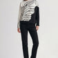 Amellia River Print Top by Wild Cosmos in Black Mix