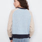Color Block Knit Sweater by Charlie B in Iris
