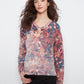 Long Sleeve Drop Shoulder Top by Charlie B in Passion