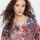 Long Sleeve Drop Shoulder Top by Charlie B in Passion