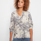 Printed Roll Up Sleeve Top by Charlie B in Seraphine