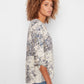 Printed Roll Up Sleeve Top by Charlie B in Seraphine