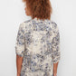 Printed Roll Up Sleeve Top by Charlie B in Seraphine