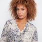 Printed Roll Up Sleeve Top by Charlie B in Seraphine