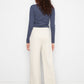 Wide Leg Pin Tuck Pants by Charlie B in Cookies and Cream