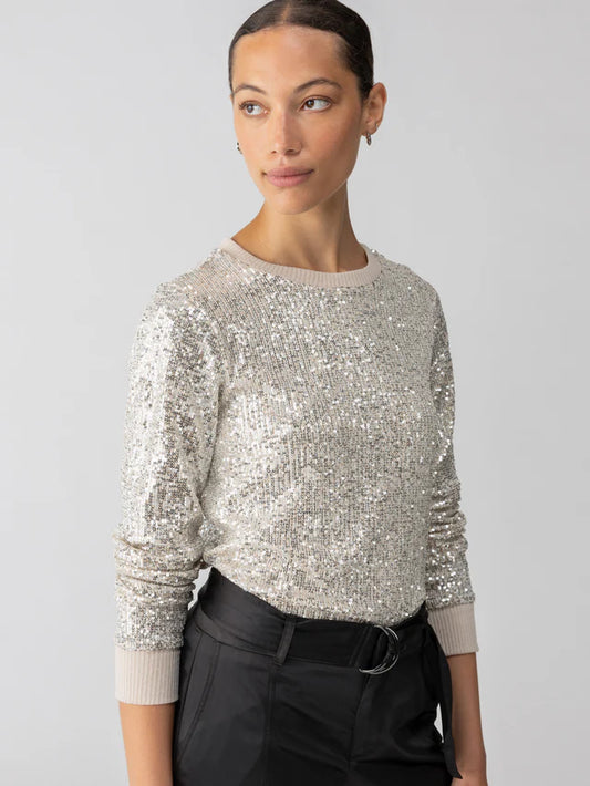 Sparkle Together Top by Sanctuary in Champagne