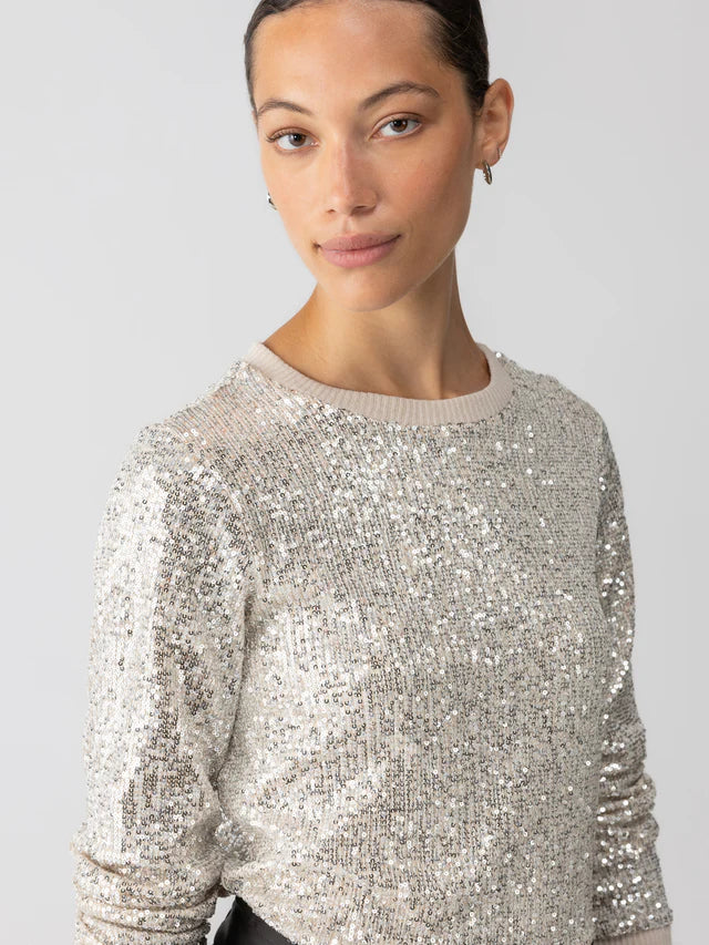 Sparkle Together Top by Sanctuary in Champagne