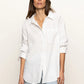 Relaxed Linen Shirt by Sanctuary in White