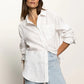 Relaxed Linen Shirt by Sanctuary in White