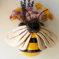 Set of two ceramic bees wall planters by Kalalou