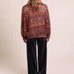 Truce Shirt by Traffic People in Rust