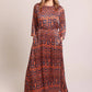 Millie Dress by Traffic People in Rust
