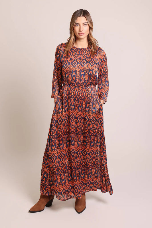 Millie Dress by Traffic People in Rust