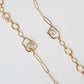 Belle Chanel Necklace by Kalliope Jewelry in Creamrose Light Pearl