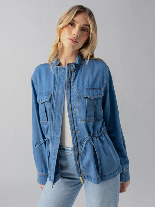 Cinched Surplus Jacket by Sanctuary in Sun Drenched