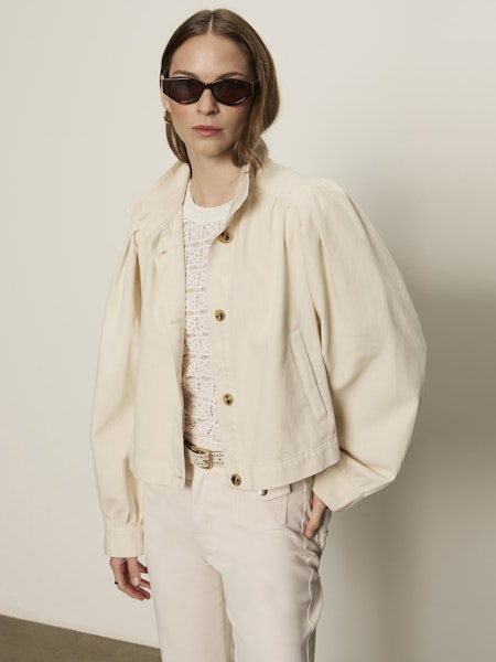 Charlotte Twill Jacket by Sanctuary in Collagen