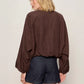 Linen Bubble Jacket by Sanctuary in Rich Soil